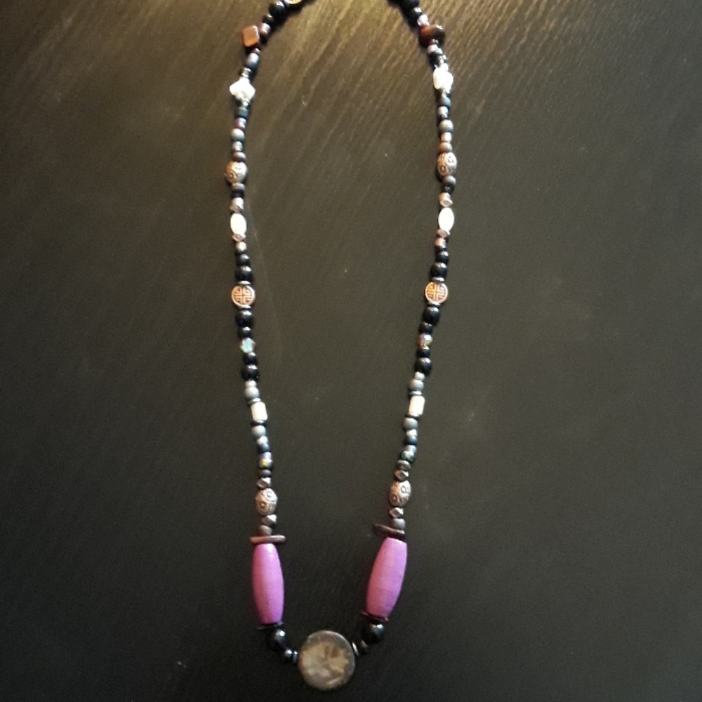 Hand beaded necklace